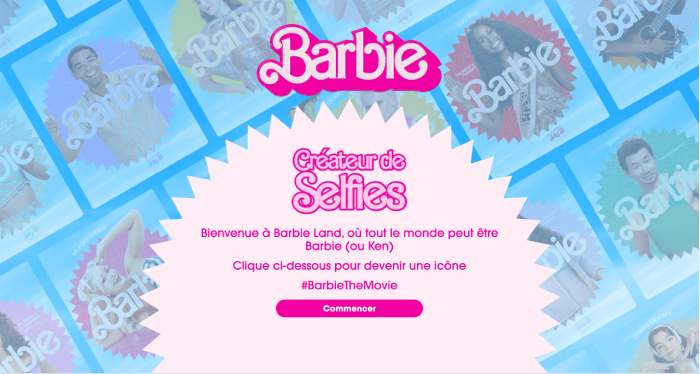Barbie Marketing IA Generateur Selfie